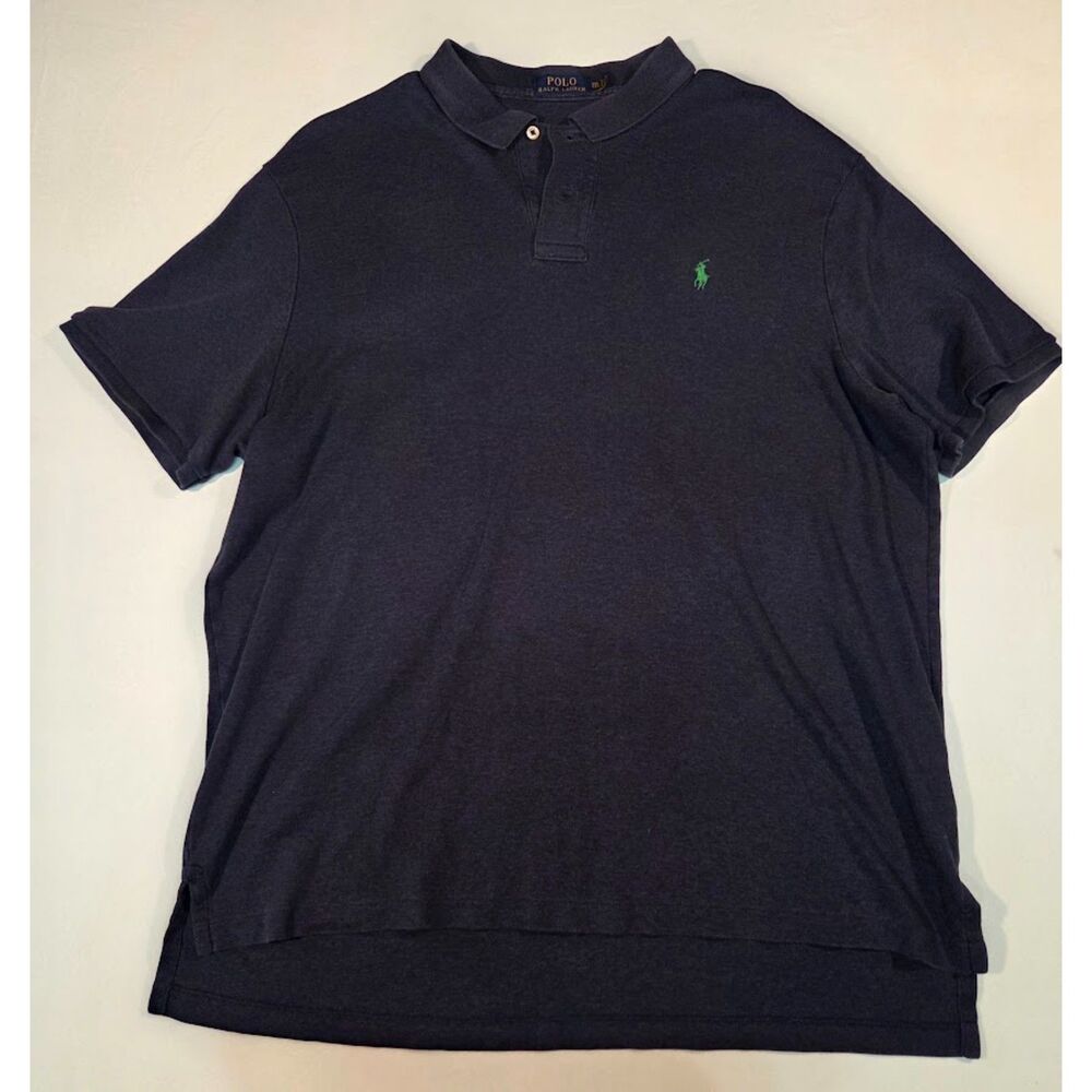 Polo Ralph Lauren Navy Blue Polo Shirt Men’s XXL Short Sleeve Cotton